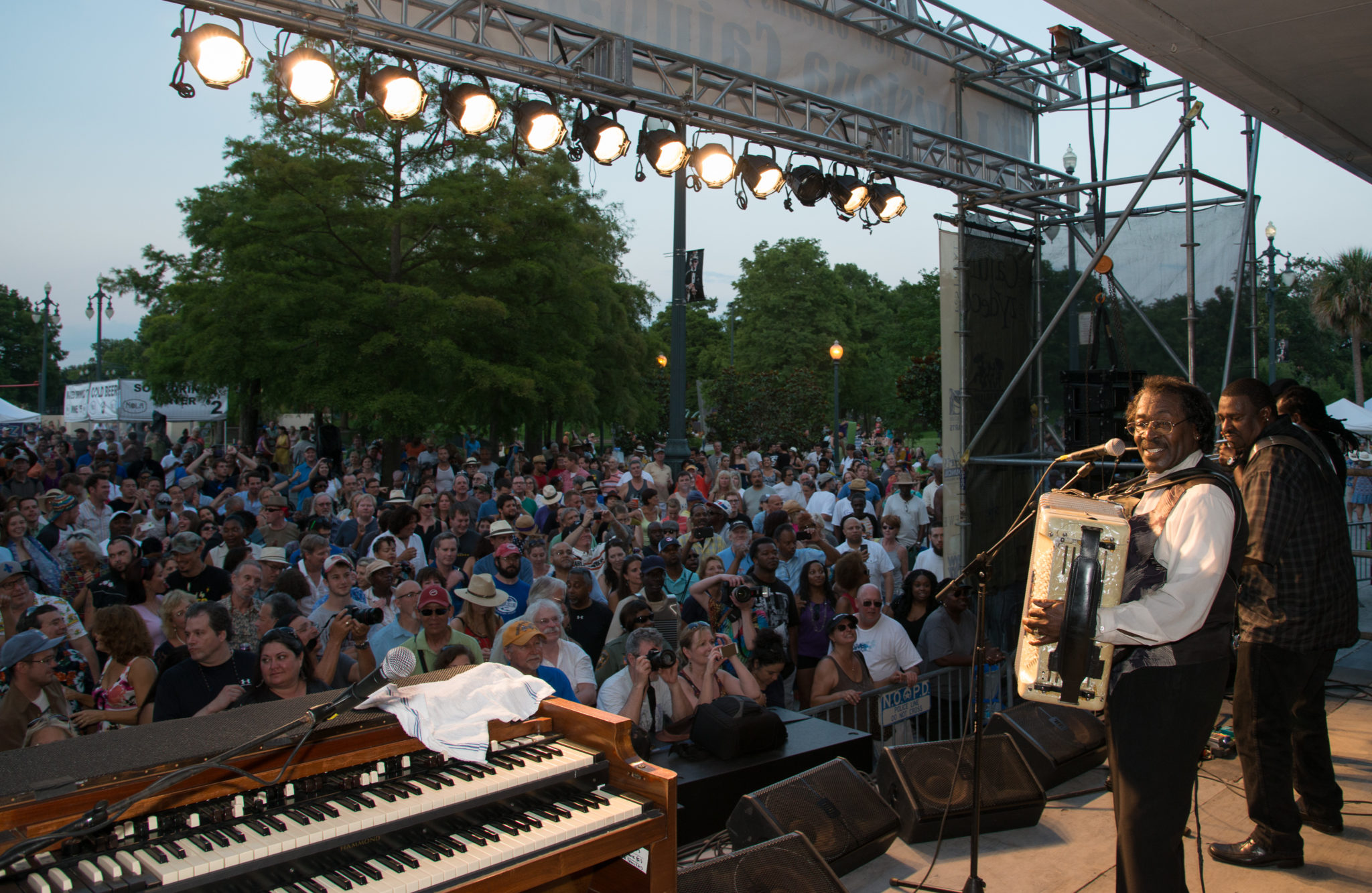 Louisiana CajunZydeco concert series The New Orleans Jazz & Heritage